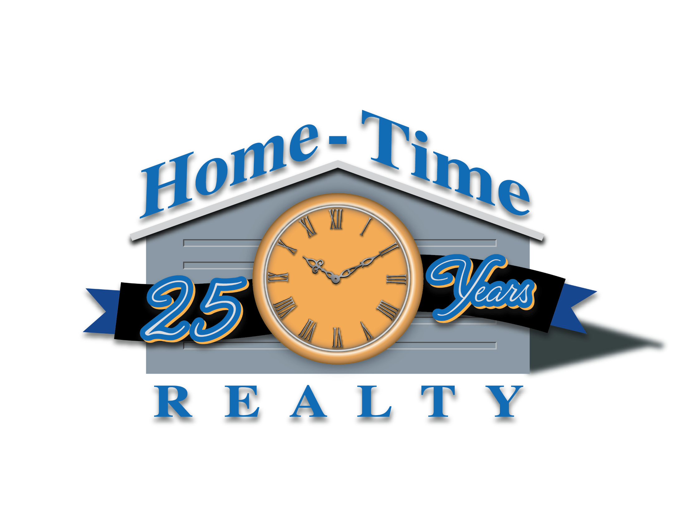 Home-Time Realty 25th Anniversary Logo